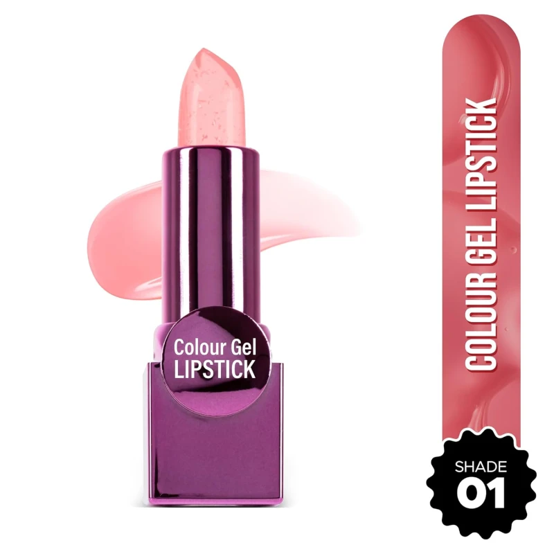 Hilary Rhoda Colour Gel Lipstick | PH Colour-Changing & Highly Pigmented Lipstick| Hydrating | Glossy Finish Lasts Up To 12 Hour (Shade 01) – 3.6g thumbnail 2